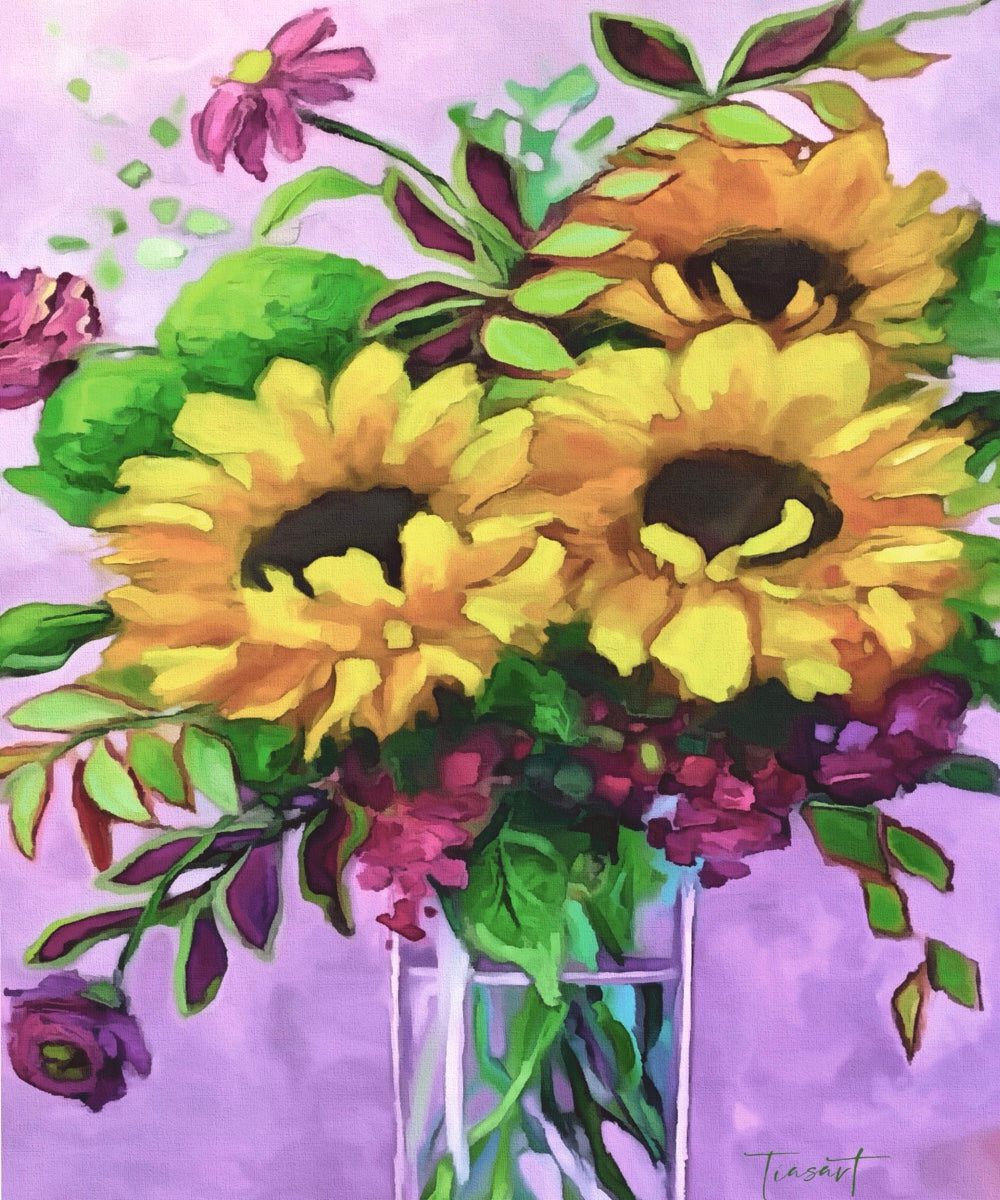 Sunflowers with a Punch