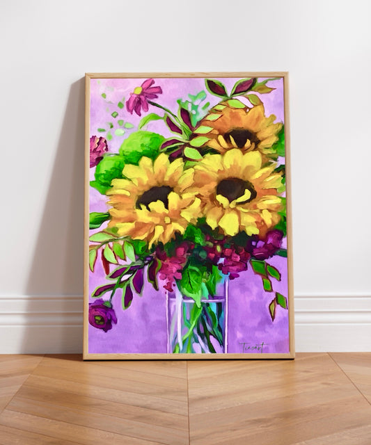 Sunflowers with a Punch